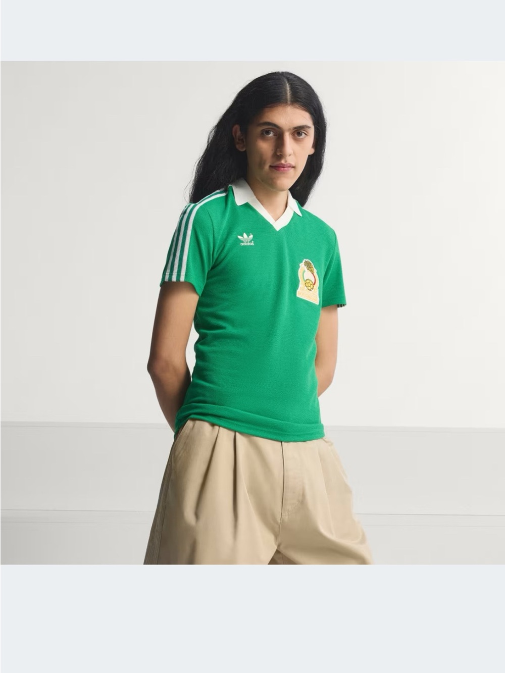 Mexico National Team adidas 1986 Bringback Home Jersey - Green Size Large